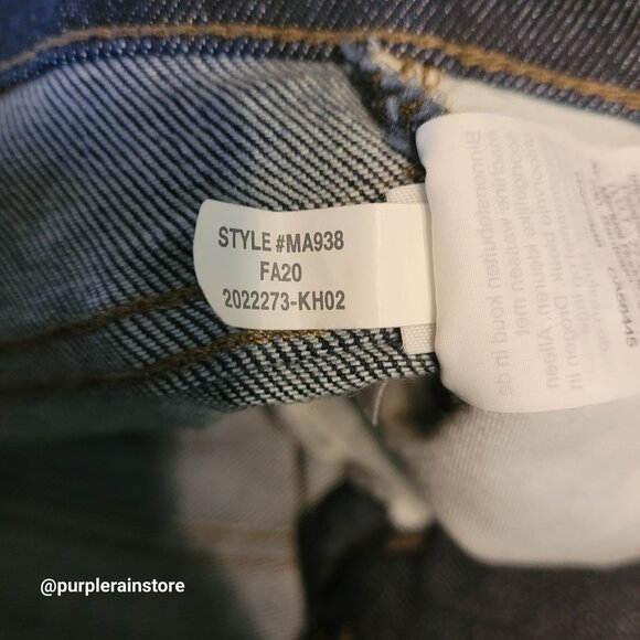 Madewell Jeans Size 28 Skinny 9" Mid Rise Tummy Control Woodland Wash MA938 - Picture 7 of 13